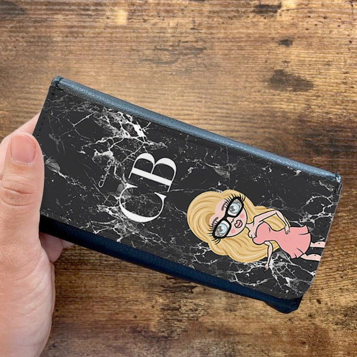 ClaireaBella The LUX Collection Black Marble Glasses Case - Image 2