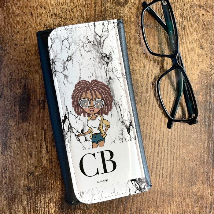 ClaireaBella The LUX Collection Black and White Glasses Case - Image 1