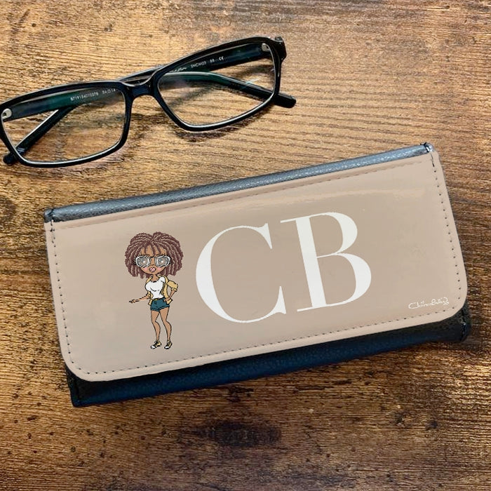 ClaireaBella The LUX Collection Initial Nude Landscape Glasses Case - Image 1