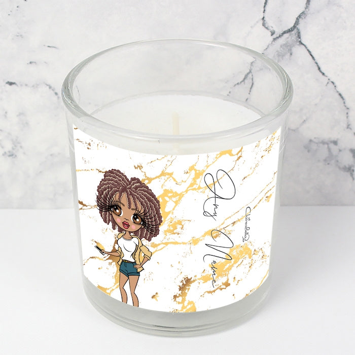 ClaireaBella Gold Marble Scented Candle - Image 1