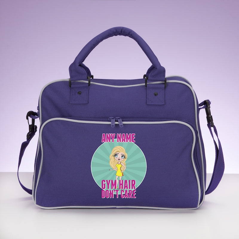 ClaireaBella Personalised Gym Hair Don't Care Gym Bag - Image 1
