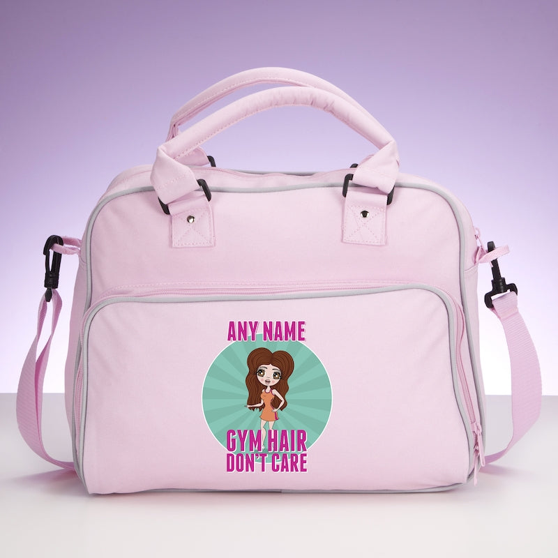 ClaireaBella Personalised Gym Hair Don't Care Gym Bag - Image 5