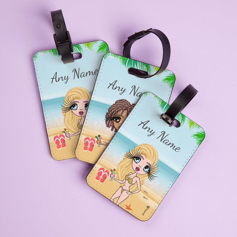 ClaireaBella Beach Print Luggage Tag - Image 2