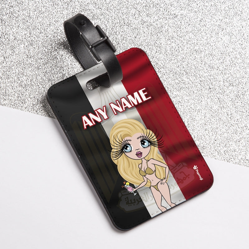 ClaireaBella Egypt Flag Luggage Tag - Image 1
