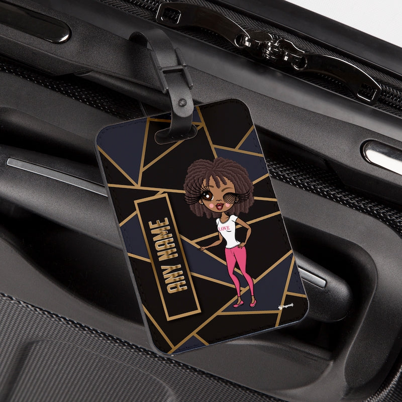 ClaireaBella Geo Print Luggage Tag - Image 3