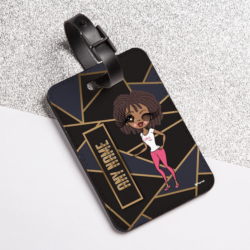 ClaireaBella Geo Print Luggage Tag - Image 4