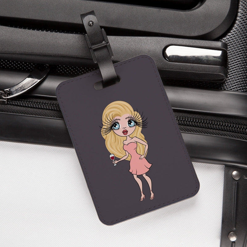 ClaireaBella Grey Bold Name Luggage Tag - Image 3
