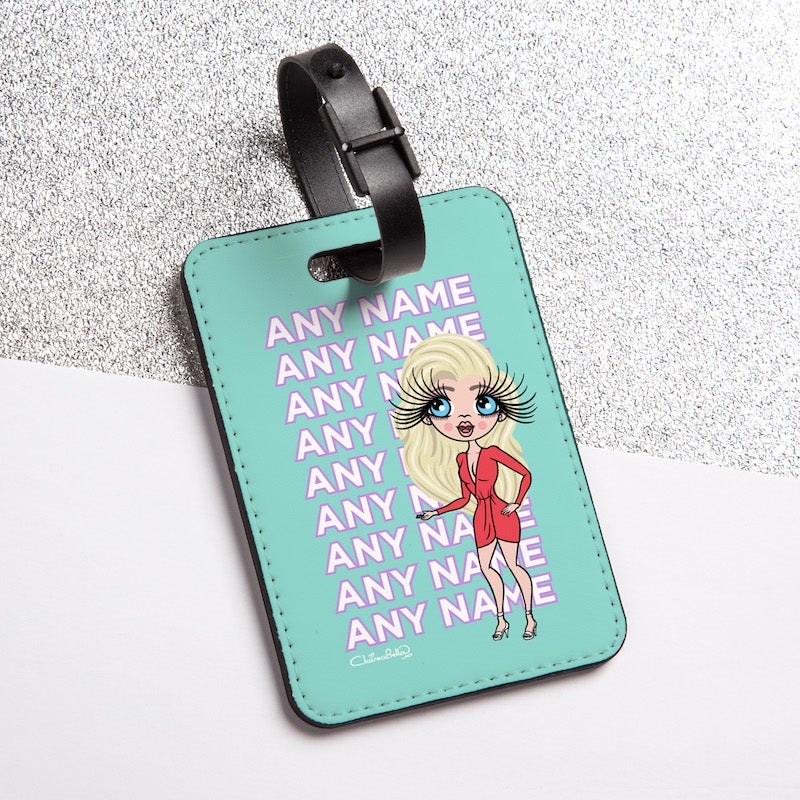 ClaireaBella Turquoise Multiple Name Luggage Tag - Image 6