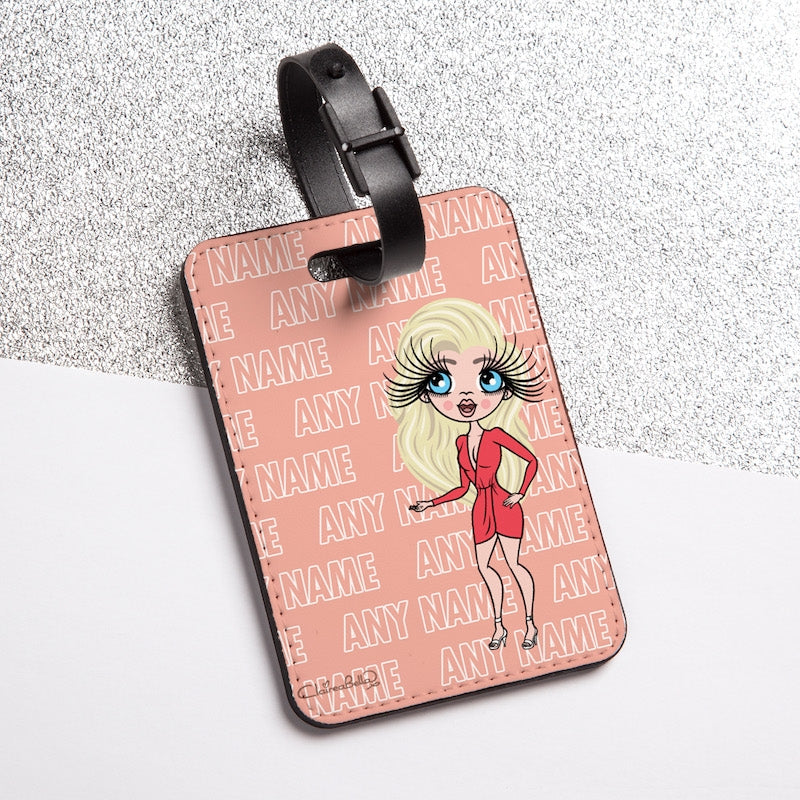 ClaireaBella Repeat Name Luggage Tag - Image 4