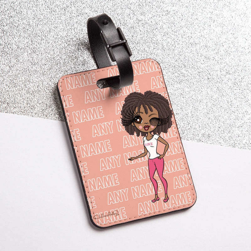 ClaireaBella Repeat Name Luggage Tag - Image 1