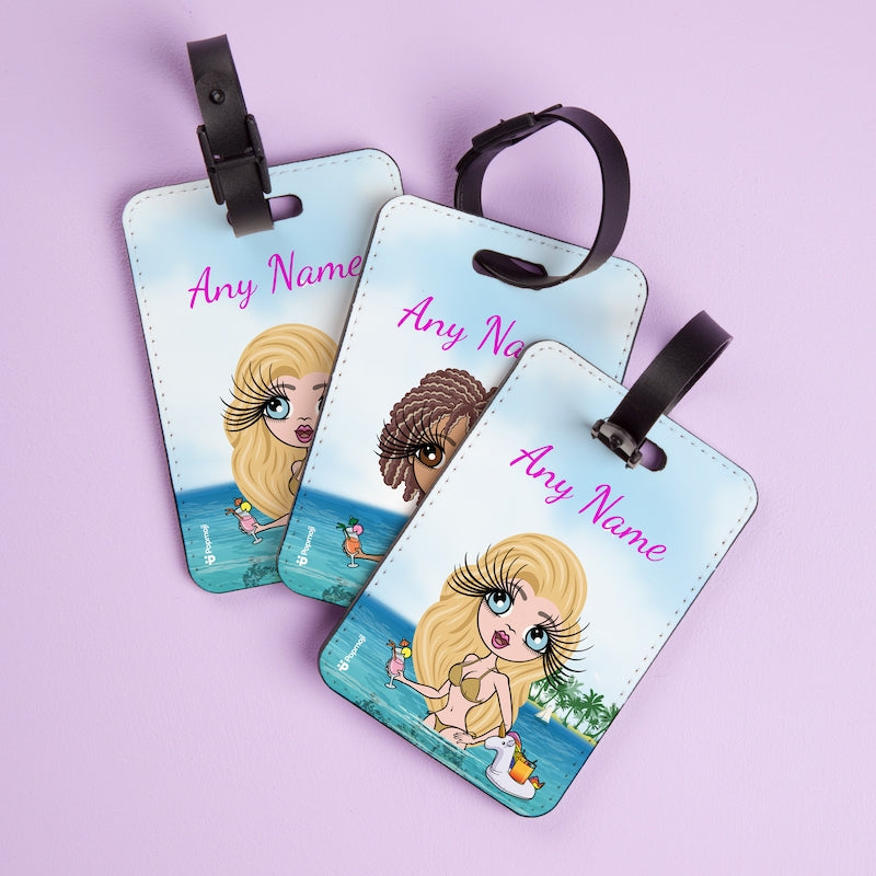 ClaireaBella Seaside Cocktails Luggage Tag - Image 2