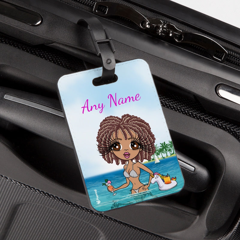 ClaireaBella Seaside Cocktails Luggage Tag - Image 3