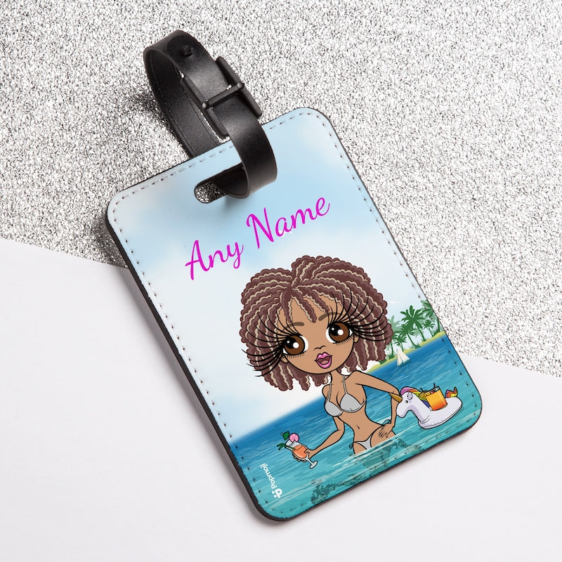 ClaireaBella Seaside Cocktails Luggage Tag - Image 4