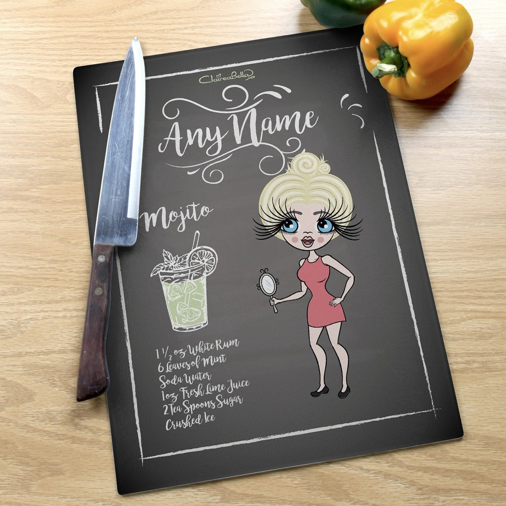 ClaireaBella Glass Chopping Board - Mojito Recipe - Image 3