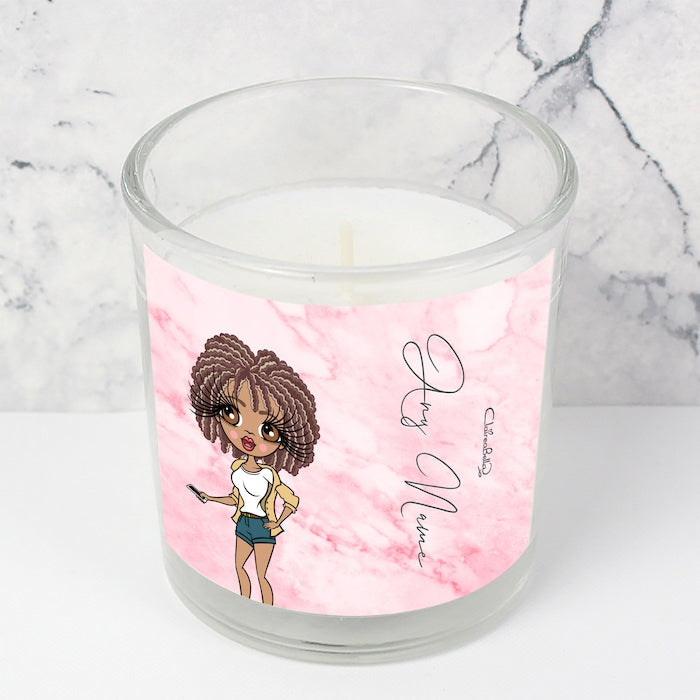 ClaireaBella Pink Marble Scented Candle - Image 4