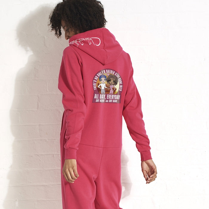 ClaireaBella Adult Stay Home Couples Onesie - Image 7