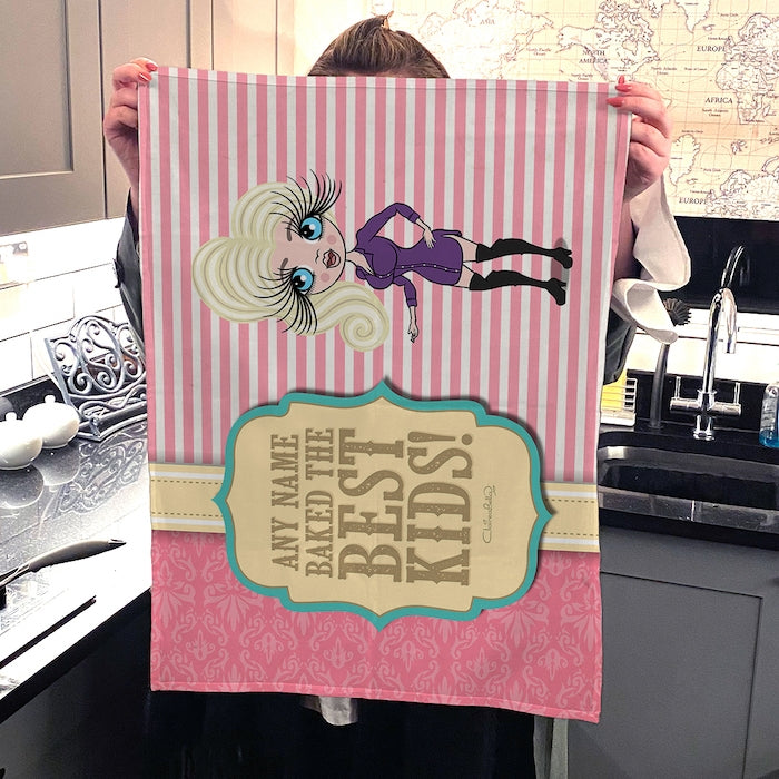 ClaireaBella Personalised Baked Kids Tea Towel - Image 2