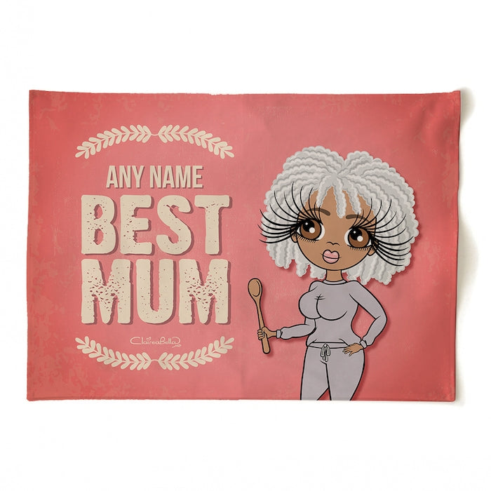 ClaireaBella Personalised Best Mum Tea Towel - Image 4