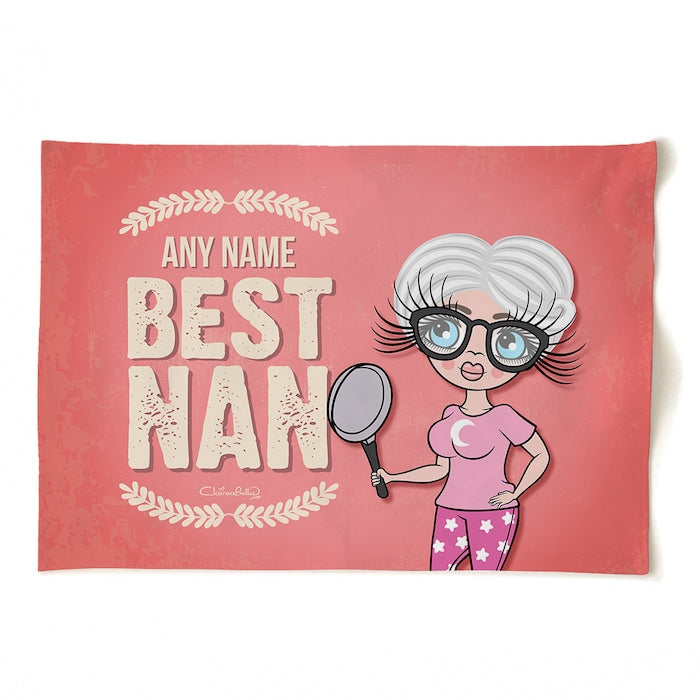 ClaireaBella Personalised Best Nan Tea Towel - Image 1