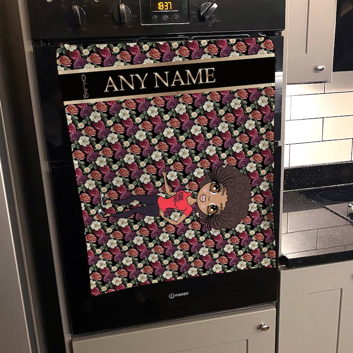 ClaireaBella Personalised Floral Tea Towel - Image 3
