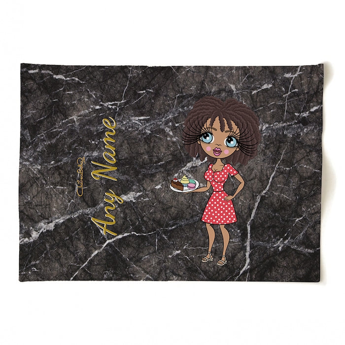 ClaireaBella Personalised Marble Tea Towel - Image 1