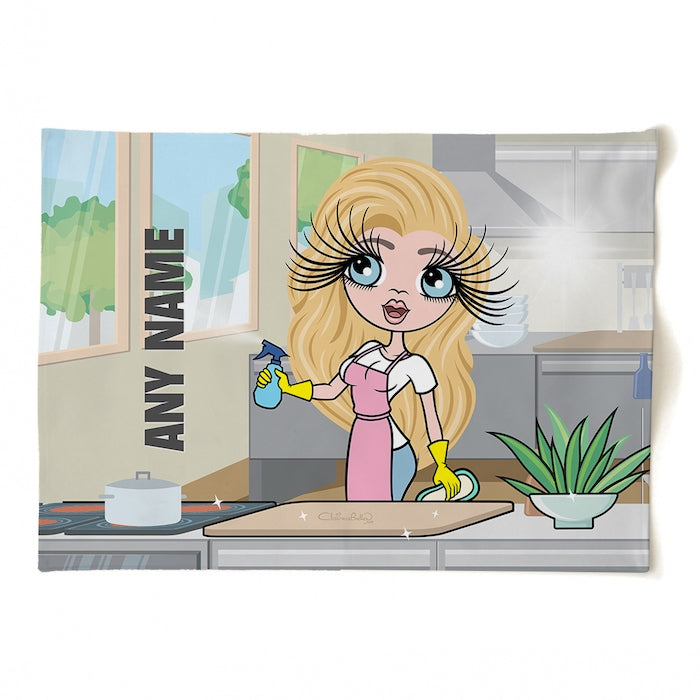 ClaireaBella Personalised Queen Of Clean Tea Towel - Image 1