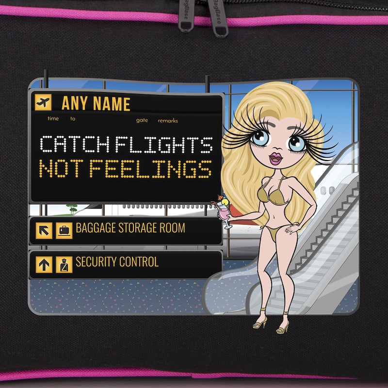 ClaireaBella Catch Flights Not Feelings Travel Bag - Image 2