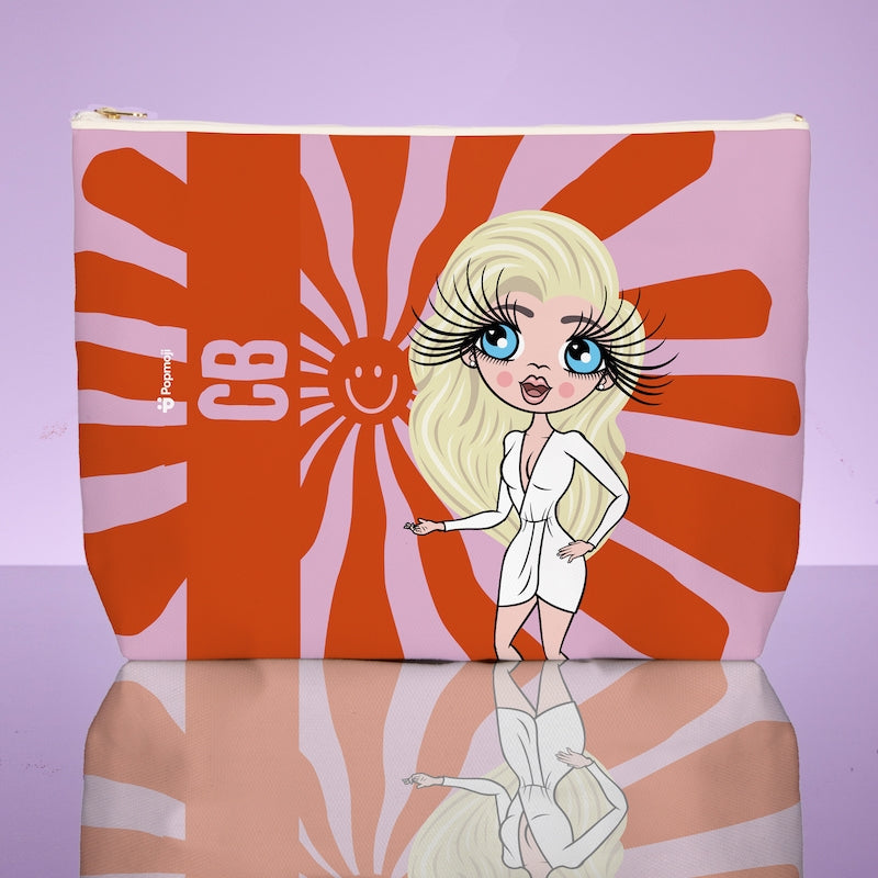 ClaireaBella Personalised Smiley Face Wash Bag - Image 1