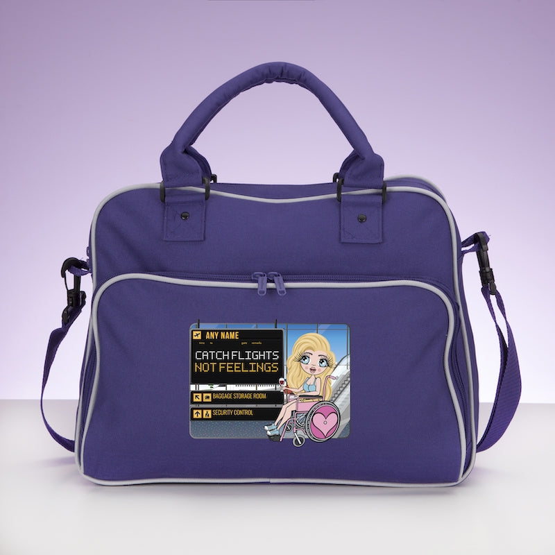 ClaireaBella Wheelchair Catch Flights Not Feelings Travel Bag - Image 3