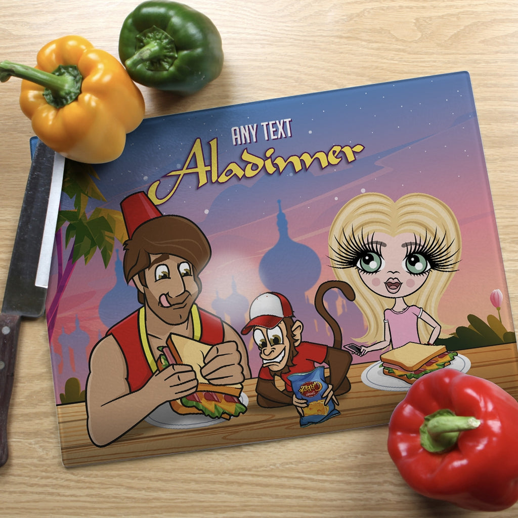ClaireaBella Girls Landscape Glass Chopping Board - Aladiner - Image 2