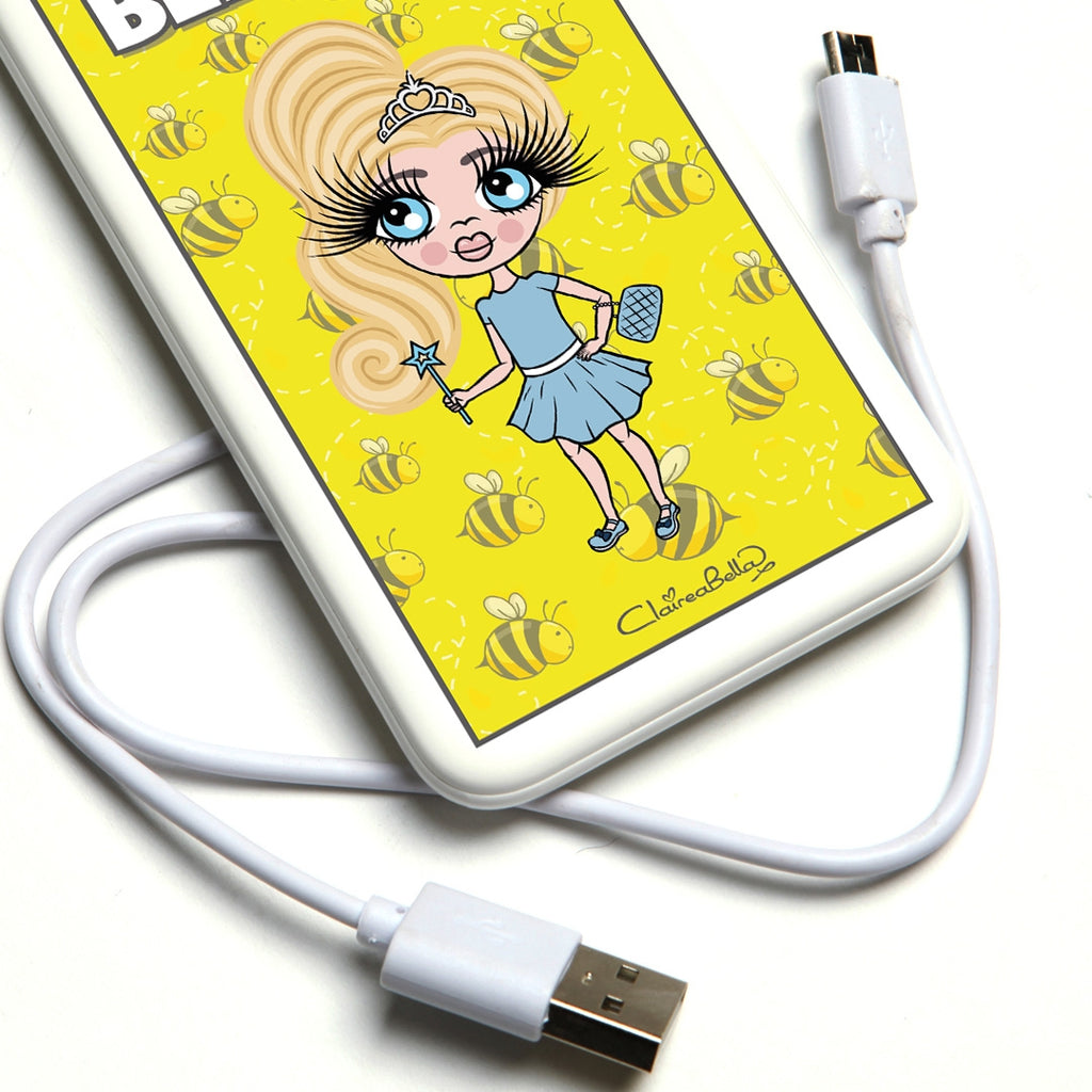 ClaireaBella Girls Bees Portable Power Bank - Image 3
