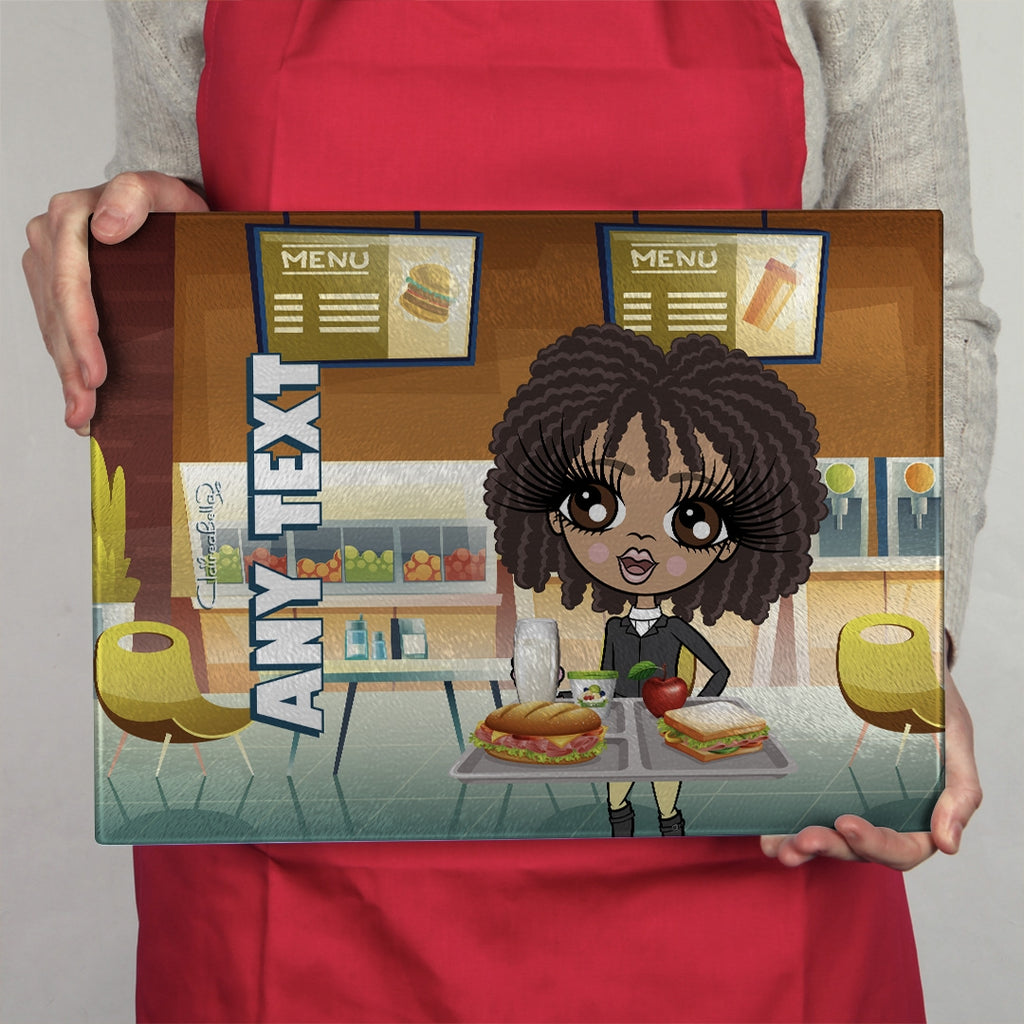 ClaireaBella Girls Landscape Glass Chopping Board - Canteen - Image 4