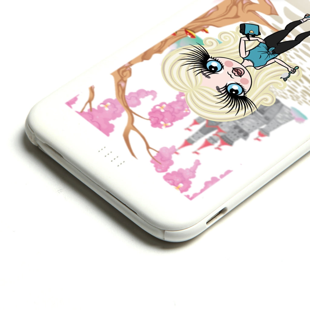 ClaireaBella Girls Enchanted Castle Portable Power Bank - Image 4