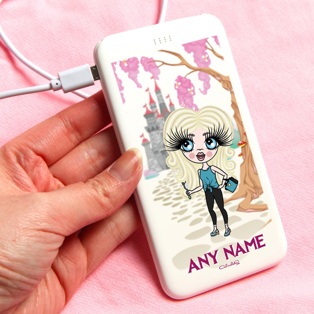 ClaireaBella Girls Enchanted Castle Portable Power Bank - Image 1