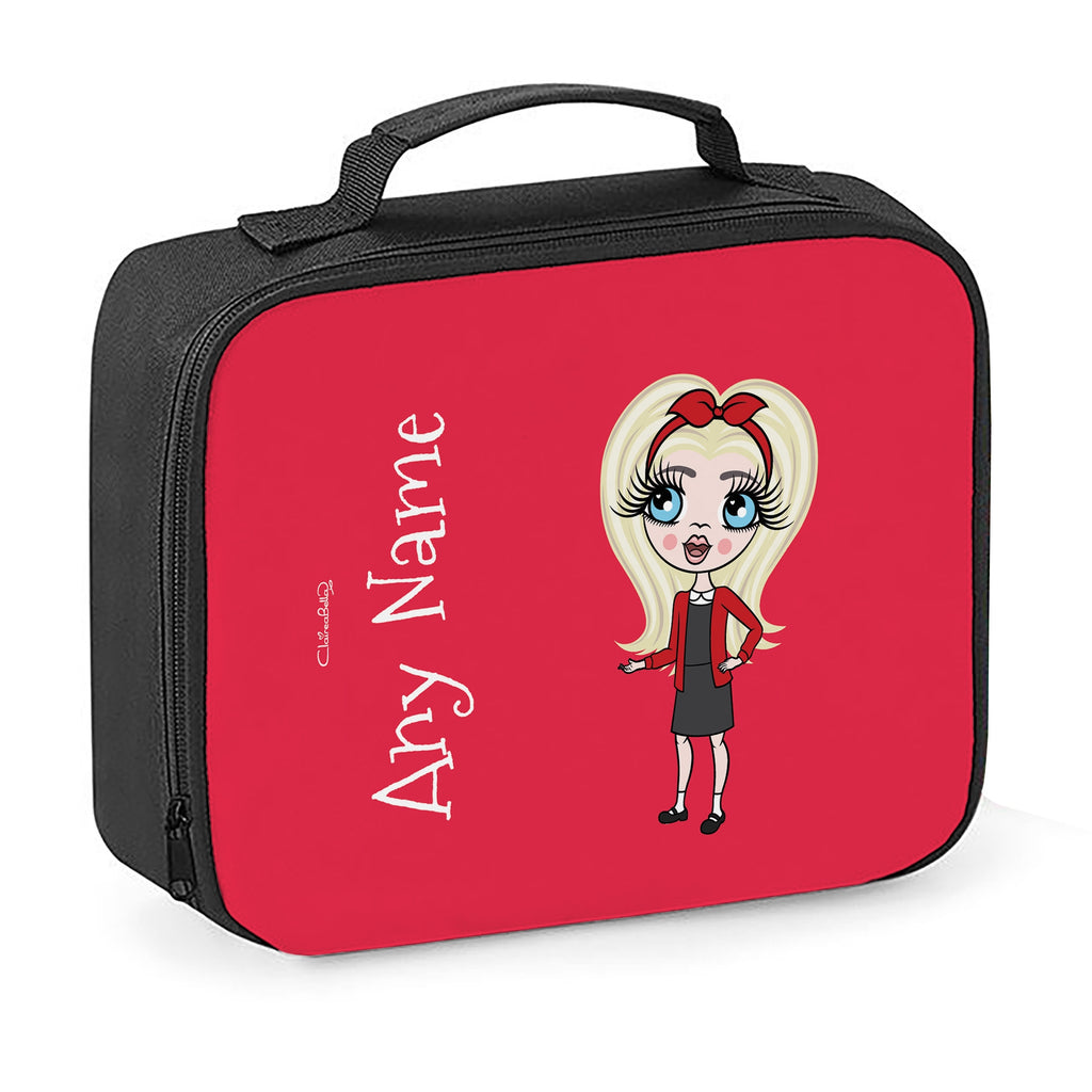 ClaireaBella Girls Red Cooler Lunch Bag - Image 7