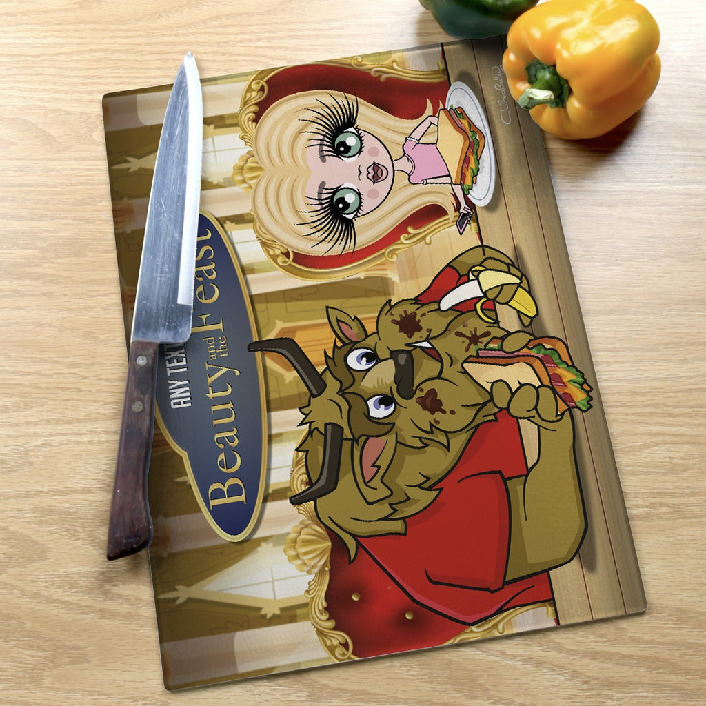 ClaireaBella Girls Landscape Glass Chopping Board - Feast - Image 5