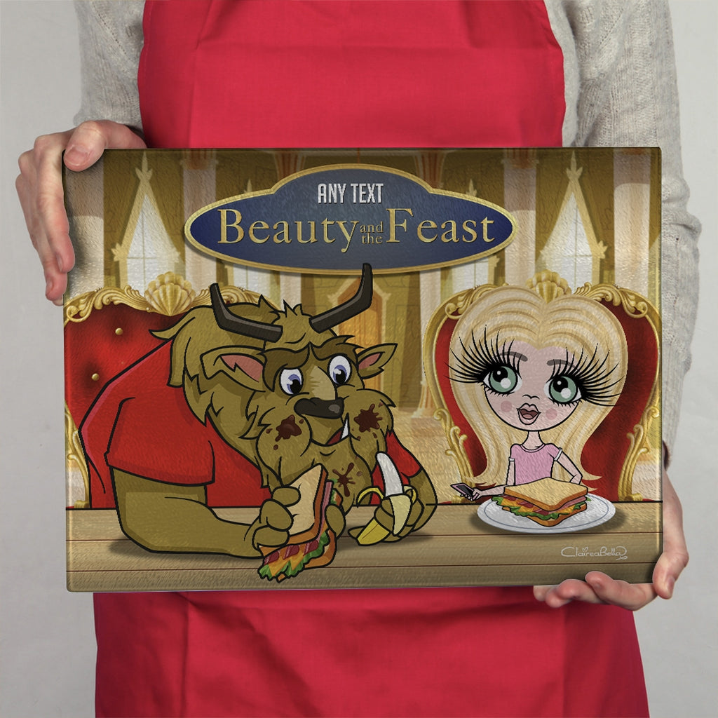 ClaireaBella Girls Landscape Glass Chopping Board - Feast - Image 3