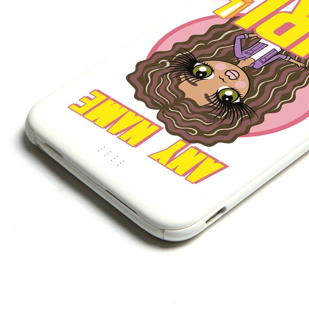 ClaireaBella Girls Girl Power Portable Power Bank - Image 3