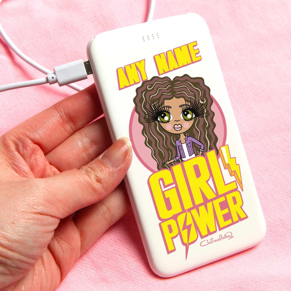 ClaireaBella Girls Girl Power Portable Power Bank - Image 1