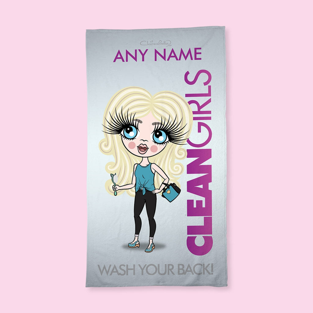 ClaireaBella Girls Clean Girls Hand Towel - Image 2