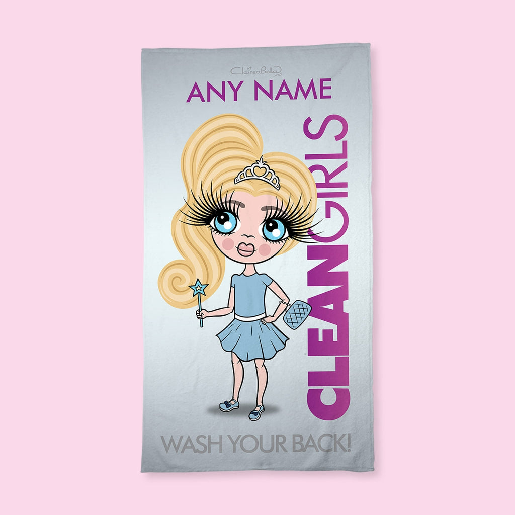 ClaireaBella Girls Clean Girls Hand Towel - Image 4