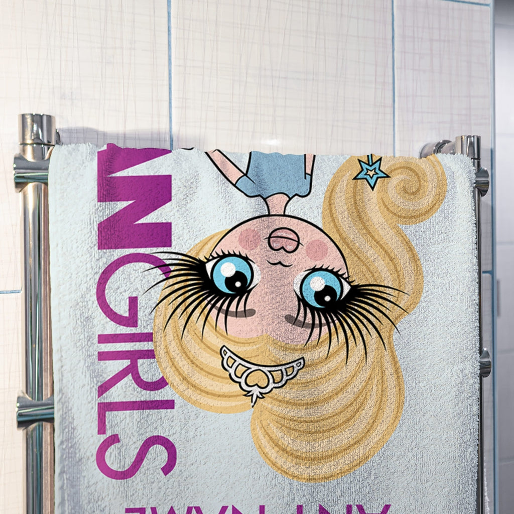 ClaireaBella Girls Clean Girls Hand Towel - Image 3