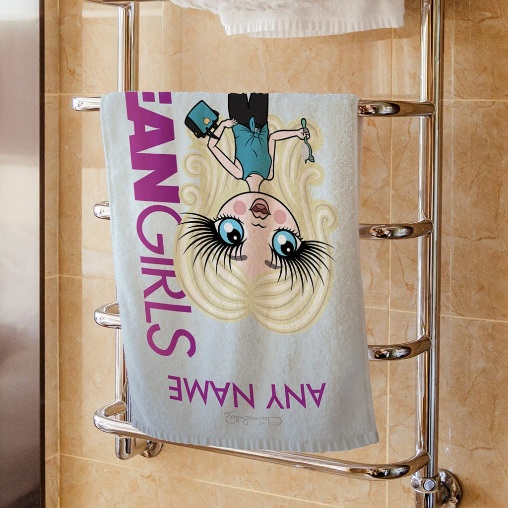 ClaireaBella Girls Clean Girls Hand Towel - Image 1