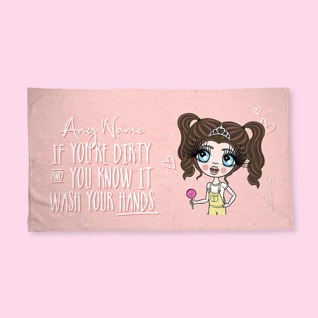 ClaireaBella Girls Happy Hand Towel - Image 2