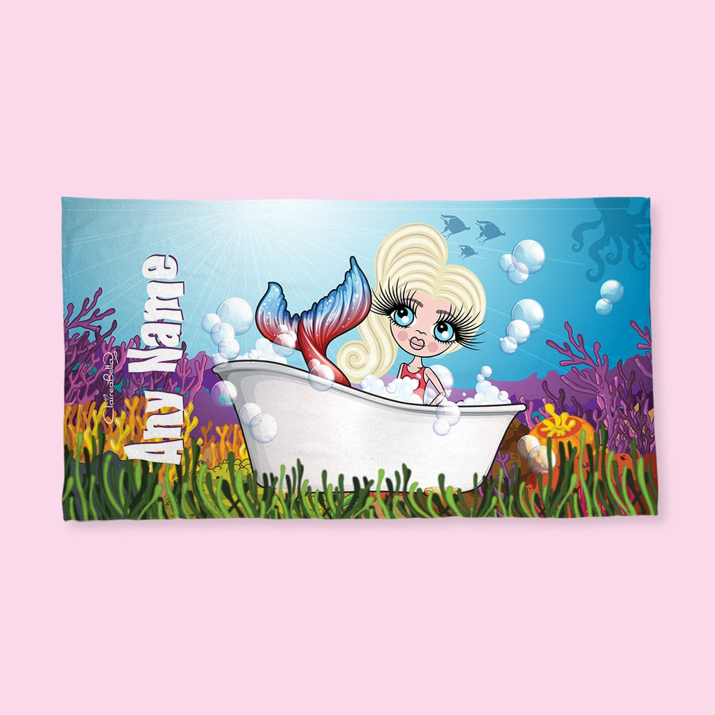 ClaireaBella Girls Mermaid Hand Towel - Image 1