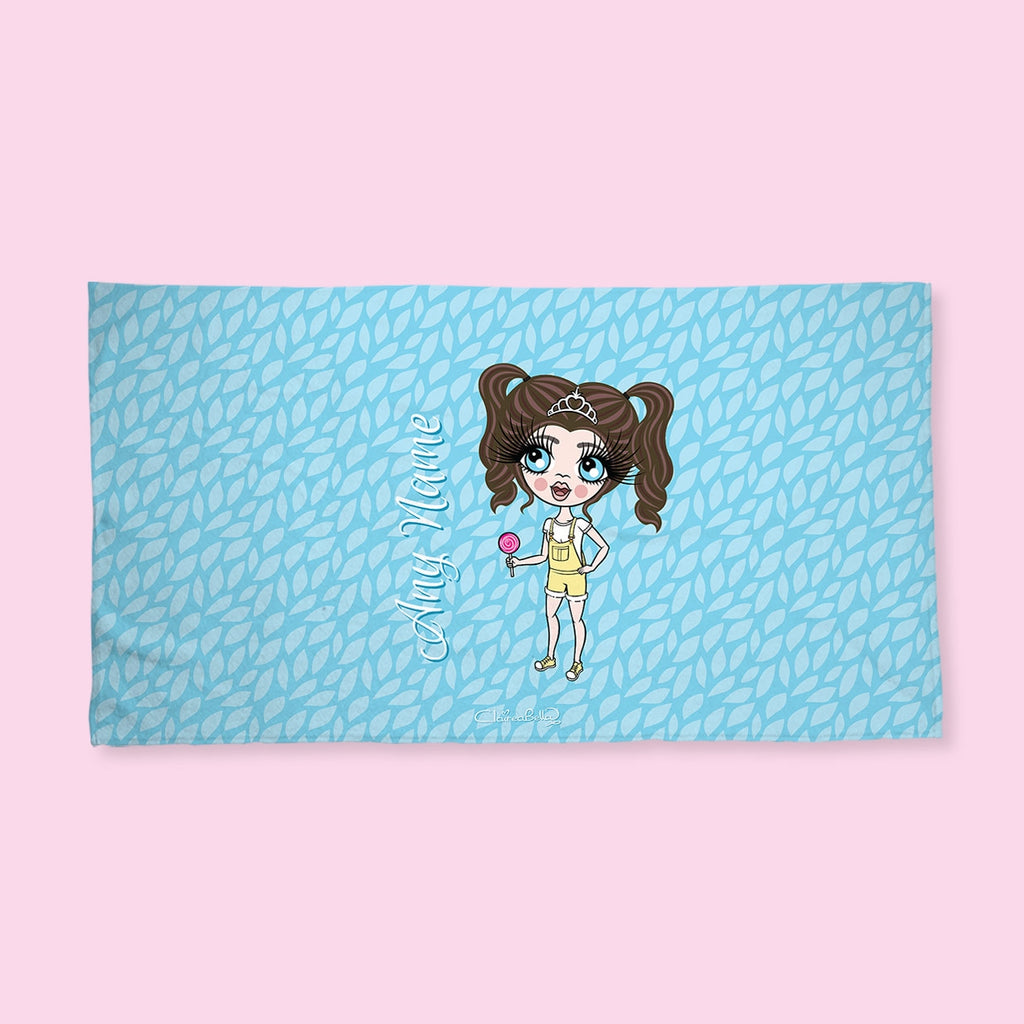ClaireaBella Girls Blue Hand Towel - Image 2