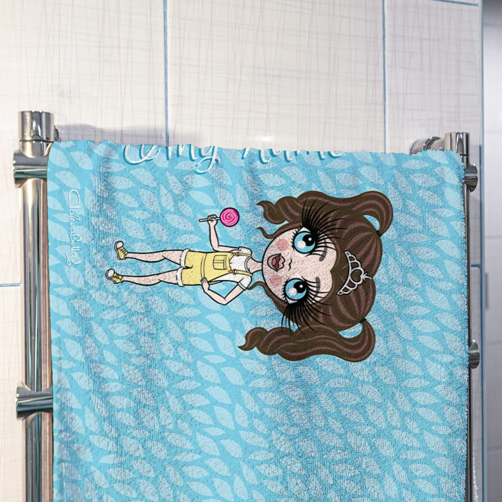 ClaireaBella Girls Blue Hand Towel - Image 3