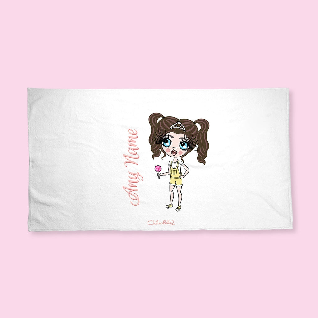ClaireaBella Girls White Hand Towel - Image 4