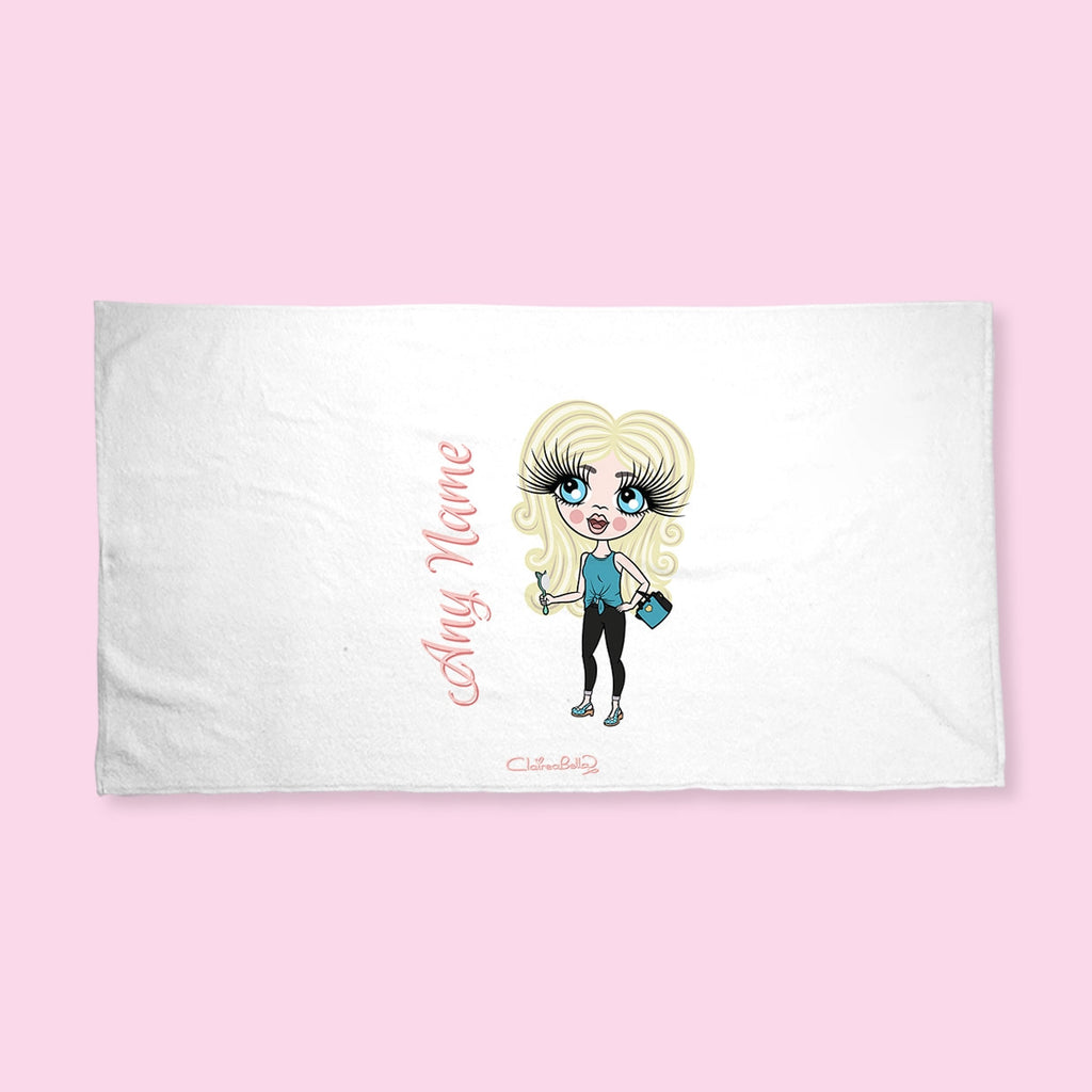 ClaireaBella Girls White Hand Towel - Image 2