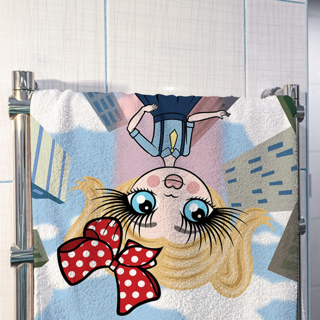 ClaireaBella Girls Shower Puff Hand Towel - Image 3